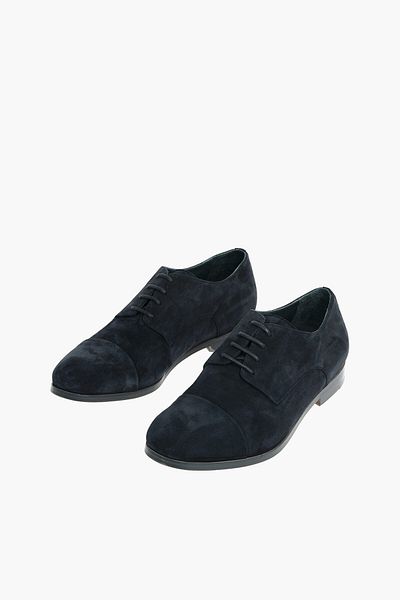 Corneliani Pantofi Derby din piele întoarsă cu talpă din piele
