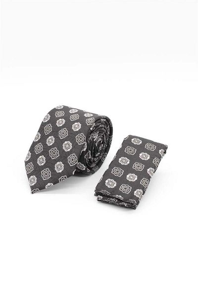 İmza Black Patterned 6 cm Tie
