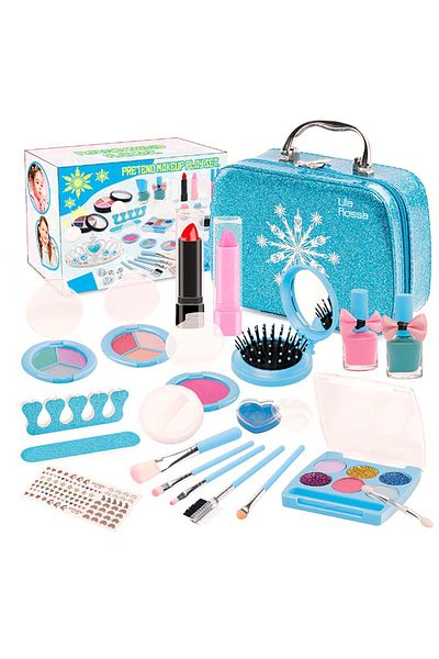 Lila Rossa Hi Lila Rossa girls beauty kit, makeup and nails, water-soluble, children over 6 years old