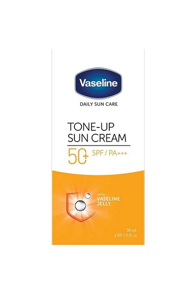 Vaseline Daily Tone-Up Sunscreen SPF 50 – Brightening & UV Protection Cream – 50 ml
