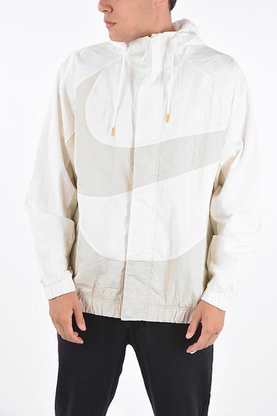 Nike Hooded Jacket With Hidden Buttons