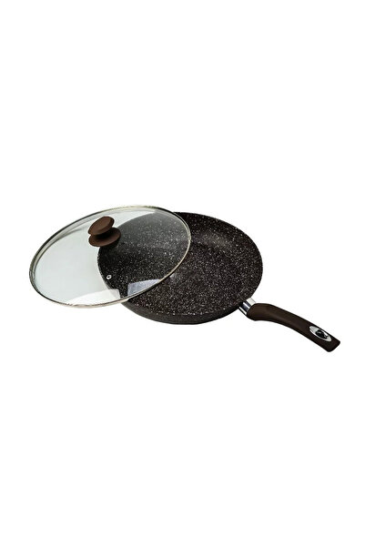 BASURRAH Granite frying pan with lid 32 cm