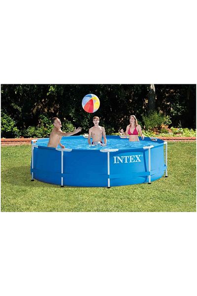 Intex Round pool with metal frame Metal Frame Intex 28200NP, D305xH76 cm (does not contain filter pump)