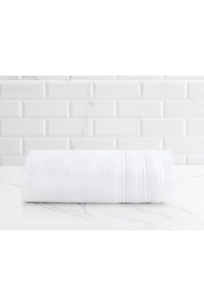 Madame Coco Prosop de baie Chantal 100% bumbac - alb - 70x140 cm