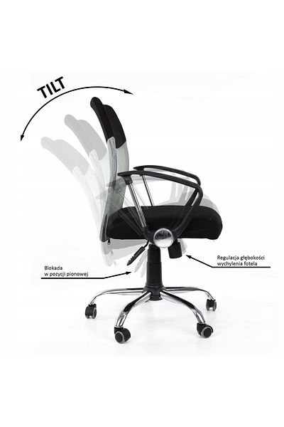 ideal STORE idealSTORE Viper Smart Collection swivel office chair, Equipped with TILT mechanism, Metal base,