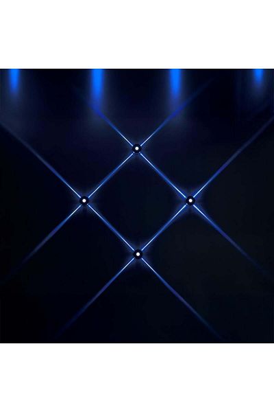 Siera 4-way RGB or red LED wall light DHL-130