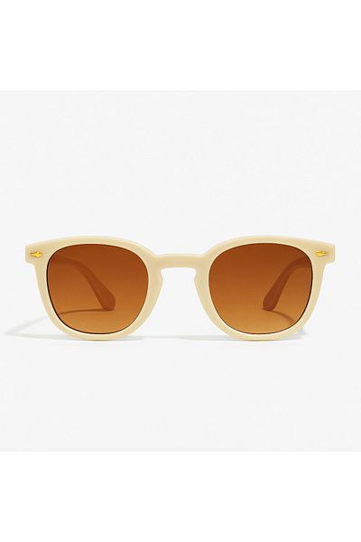 Toz Vintage Pilane Beige Color Vintage & Retro Unisex Sunglasses