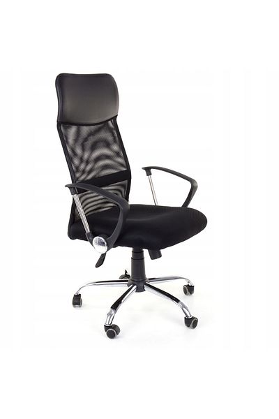 ideal STORE Swivel Office Chair with Height Adjustment and Ventilation idealSTORE Matrix Black Chair, Equipped with