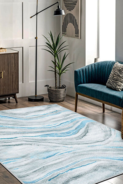 Aybek Rug Kesme Mutfak Halısı Desenli Dijital Baskı Yıkanabilir Kaymaz Taban İnce Salon Çocuk Halısı