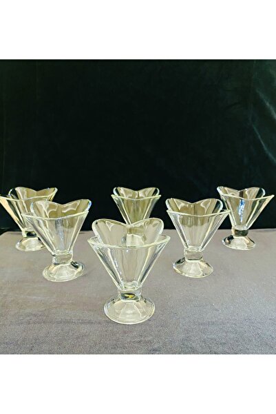 Laurin Crystal 6-Piece Flower Footed Ice Cream Stand