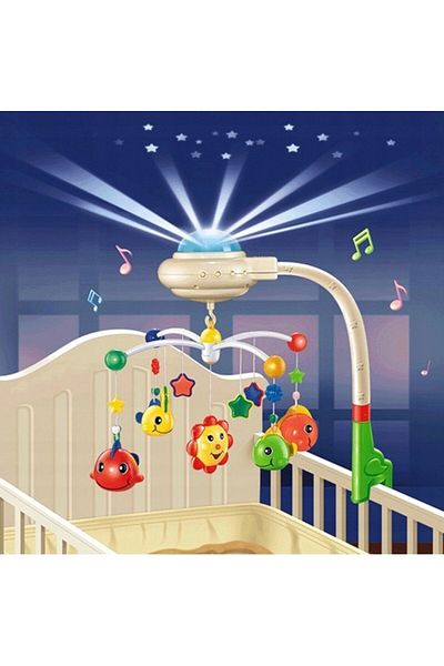 MalPlay Malplay 2in1 Carousel and Projector, with lights and sounds and 4 plastic figures