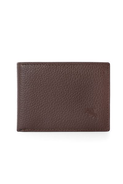Polo Air Men's Groom Dowry Bundle 100% Genuine Leather Wallet Card Holder Belt Set Brown Color Dm-8002-K