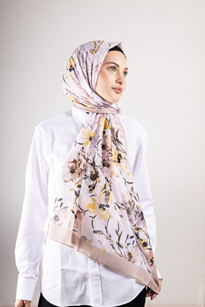 Akel Ψηφιακό μαλακό σάλι παστέλ μοτίβο λουλουδιών