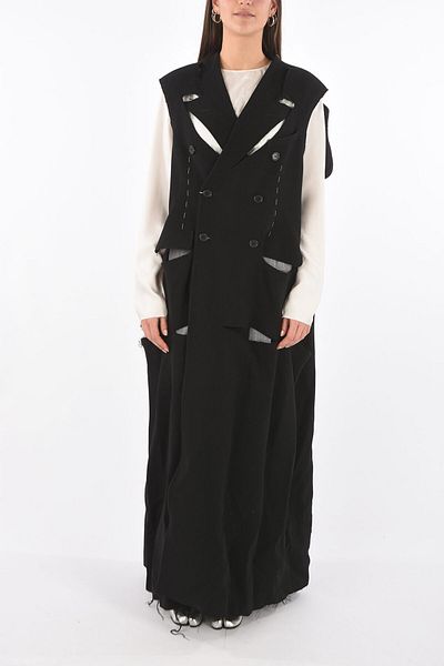 Maison Margiela Mm0 Virgin Wool Double Brested Coat