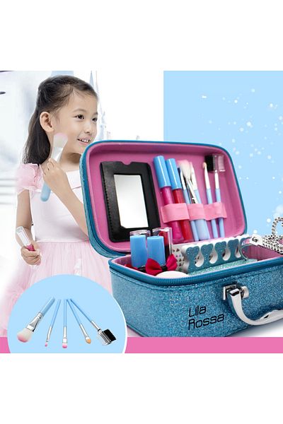 Lila Rossa Trusa beauty Hi Lila Rossa girls, makeup copii si unghii, solubile in apa, machiaj printesa, copii d