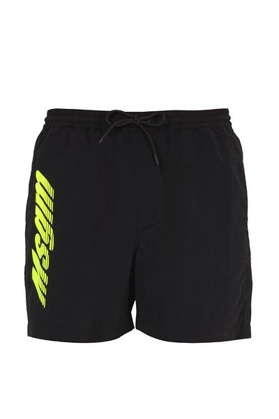 MSGM Logo Print Bermuda