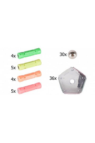 IDL idealStore Magnetic Puzzle, Multicolor, Stimulating, Composed of 84 Pieces, Develops Manual Skills