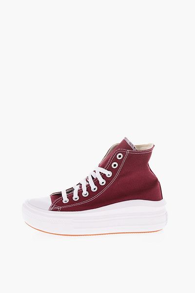 converse Teniși All Star Chuck Taylor All Star din bumbac cu platformă și 4 cm din material textil