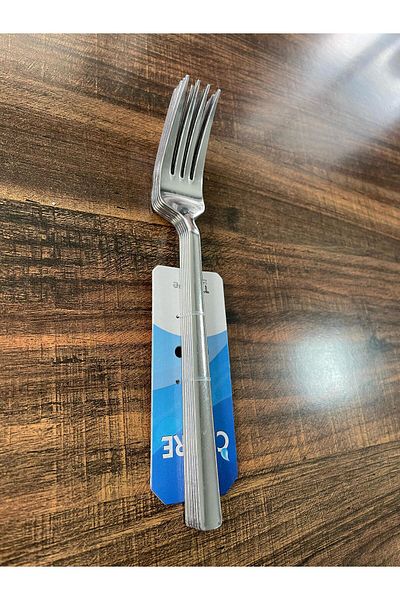 ENASHOP Stainless Steel Dinner Fork Set – 12 Pieces – Classic Flat Model