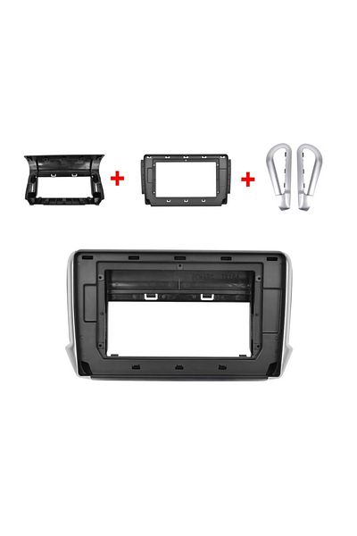 ideal STORE Navigation Frame 10 idealSTORE, Wiring and Canbus Module included, compatible Peugeot 2008 I 2013-2019, p
