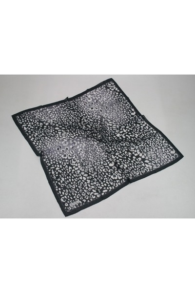 Mısırlı Eşarp Leopard Patterned Chiffon Scarf