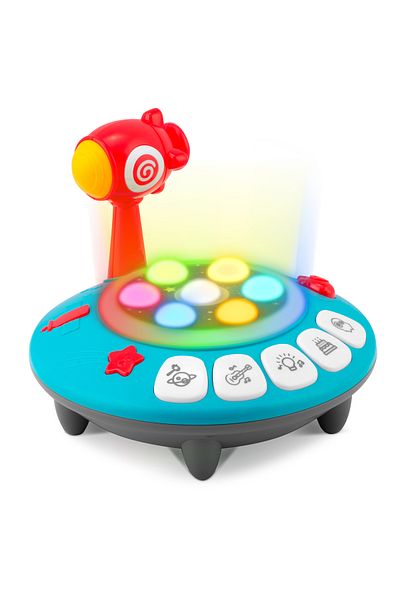 ideal STORE Children's toy UFO Spaceship idealSTORE, with Hammer and Lights, Melodies, Develops Motor Skills