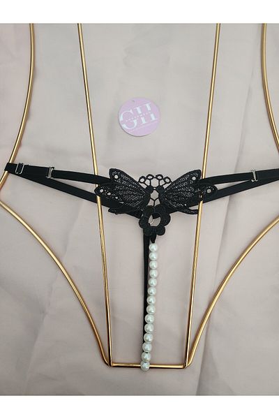 G&H UNDERWEAR Pearl String Thong Panties