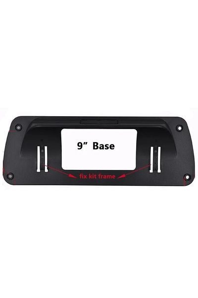 ideal STORE idealStore Universal Navigation Frame for 9 inch Navigations, includes Wiring, Black color