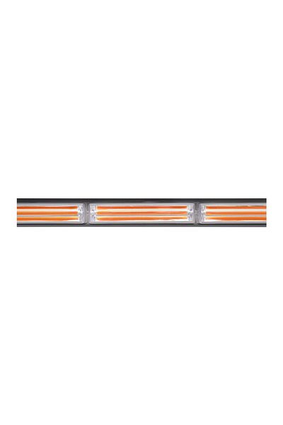 ideal STORE IdealSTORE strobe light with 7 modules 12-24V yellow, 1030 x 38 x 41 mm, cable length 2870 mm