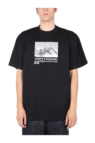 MSGM T-Shirt With Vertigo Print