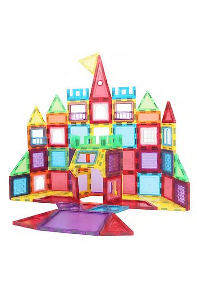 ideal STORE MAGNETIC CONSTRUCTION idealSTORE Intelligent Construction Set, Includes 105 Multicolored Pieces, Po