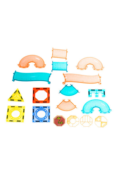 ideal STORE Perfect Skills Kids IdealStore Construction Set, Luminous Magnetic Blocks, Package Size 31 X