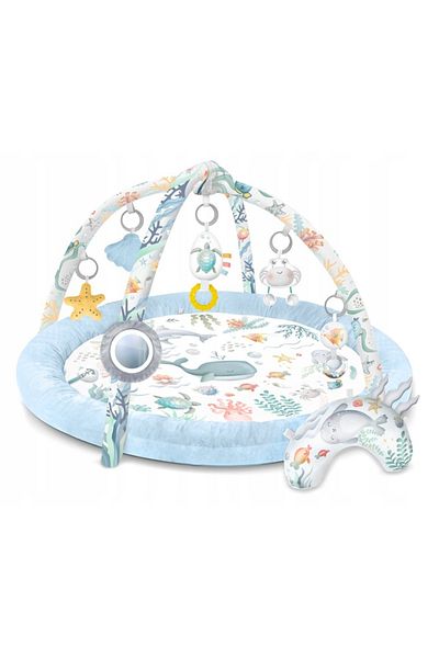 ideal STORE STORE Be Happy ideal interactive mattress for children, 7 toys included, soft surface pillow