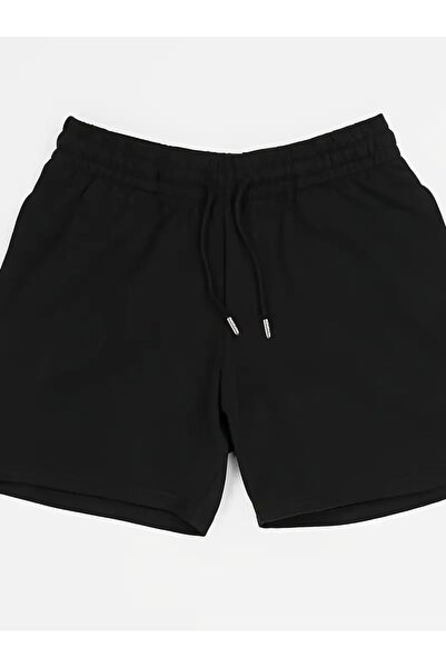 yx yustex sport ERKEK Siyah Likralı Esnek Ter Tutmayan Rahat Giyim Mevsimlik Şort Denizde Kumsalda Giymelik