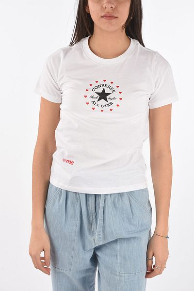 converse Tricou cu guler rotund Chuck Taylor All Star și broderie