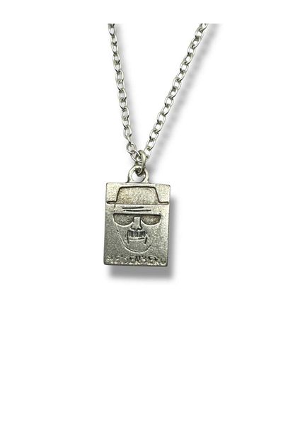 Herşey Nota Breaking Bad Unisex Necklace with Heisenberg Figure – the Mysterious Chemist of the Legend
