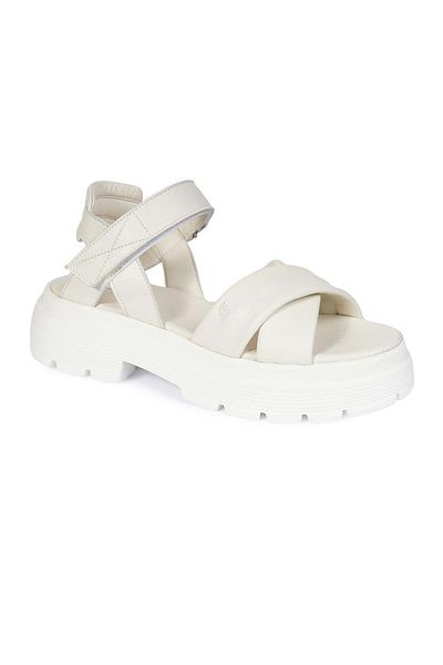 Greyder 59040 Sandale de damă din piele naturală crem