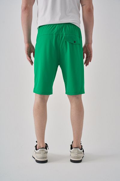 Shooter Sportswear Ανδρικό καλοκαιρινό σορτς με πράσινη εκτύπωση με λεπτομέρεια άνετη εφαρμογή