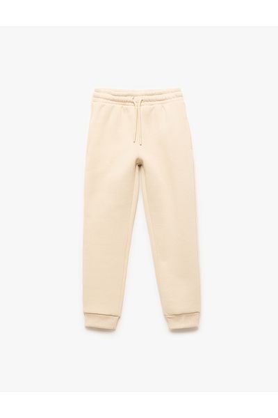 Koton Basic Jogger Sweatpants με ελαστική τσέπη στη μέση