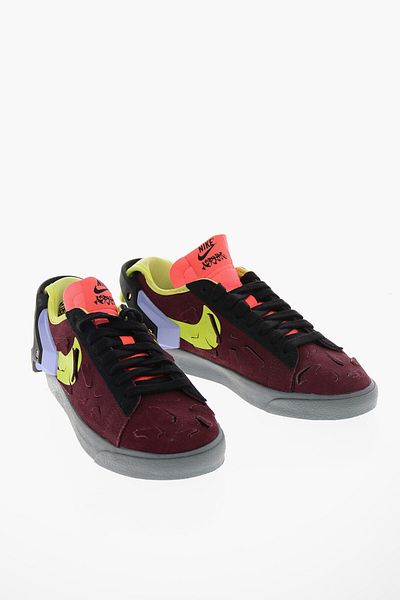 Nike Vintage Effect Suede Blazer Low-Top Sneakers With Tag