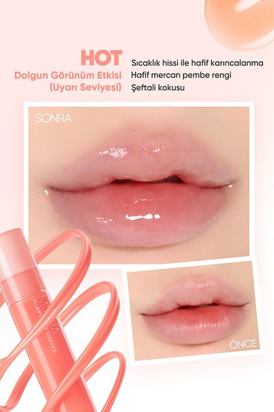 Missha Plumping Effective Lip Care Essence Plumping Lip Essence (No.1 Hot)