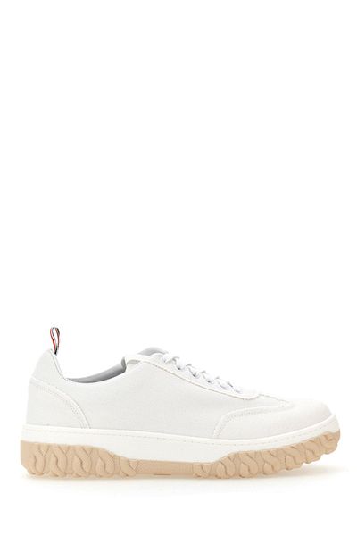 THOM BROWNE Cotton Canvas Sneaker