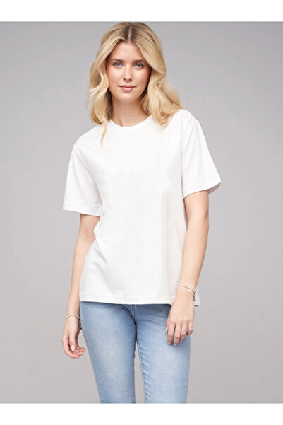 LAYORA Γυναικείο μπλουζάκι White Lemon με τύπωμα - LIMONCELLO Ρετρό καλοκαιρινό στυλ