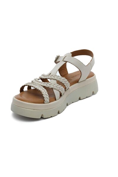 Greyder 59239 Off-White Genuine Leather Women's Sandals