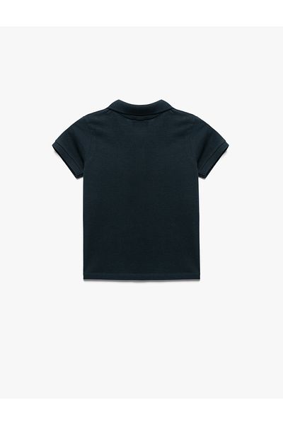 Koton Cotton Short Sleeve Basic Polo Collar T-Shirt