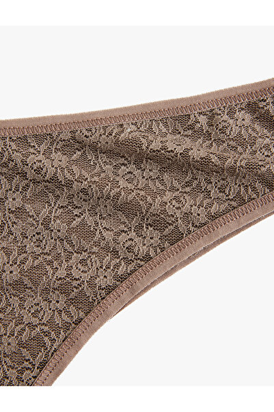 Koton Rahat Kalıp Dantelli Brazilian Külot