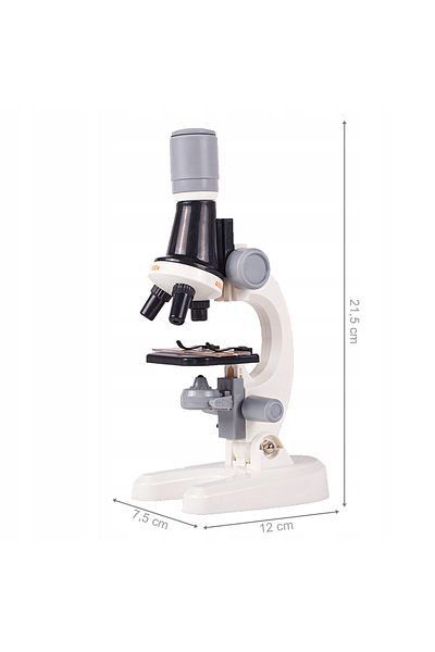 ideal STORE Scientific Microscope for Children Scientific Microscope idealStore, Dimensions 21 x 12 x 7 cm, Three