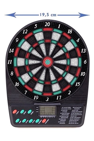 ideal STORE Ideal Store Electronic Dart Game, 3 Arrows, 9 Tips, 18 Games with 159 Variants, Develops Skills M
