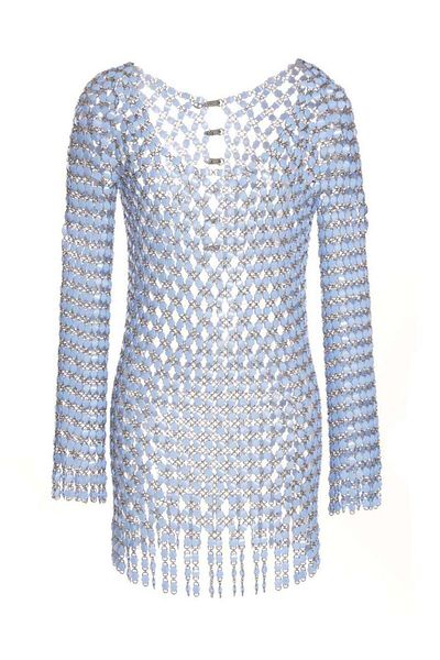 RABANNE Rochie Rabanne din tricot acrilic