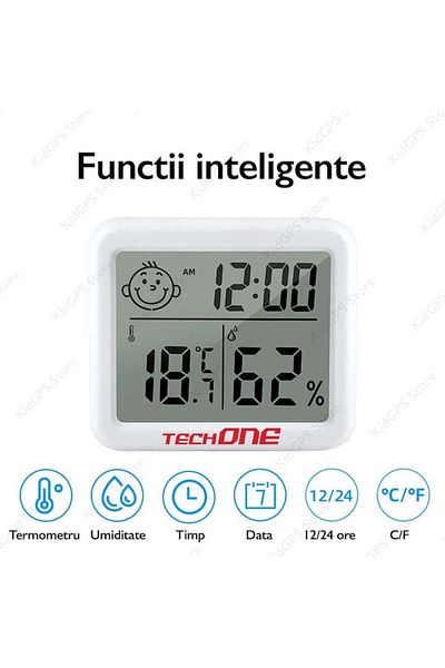 Techone CX-0813 room thermometer and hygrometer